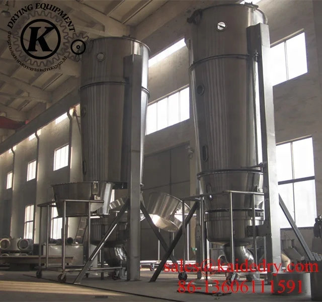 5-500kg Granulator For Making Coffee Granule Fluidized Bed Spray Granulation 74% Calcium Chloride