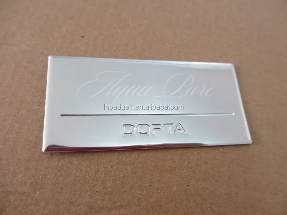 perfume bottle label/aluminum embossed label /metal sticker