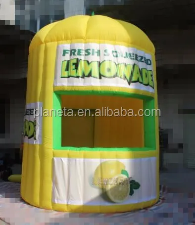 Заводская цена надувная кабина lemonade рекламный стенд киоск для рекламы