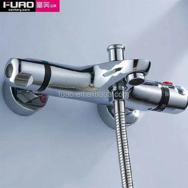 Горячая Распродажа настенный термостатический смеситель FUAO для ванны и душа