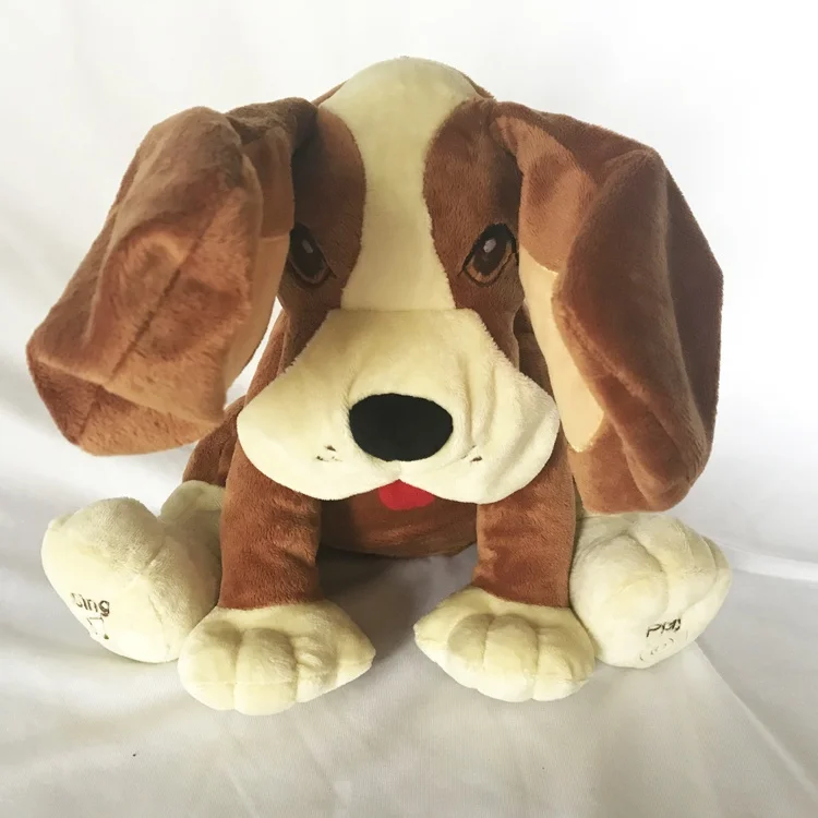 Peek dog Stuffed Animals Plush Doll Music Educational Gift stuffed plush Toys For Children