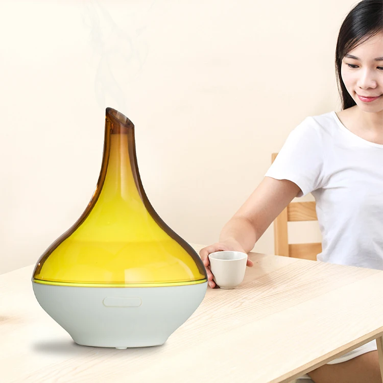Hot sell home led light lamp air purifier essences aromatherapy ultrasonic aroma mist essential oil humidifier diffuser factory
