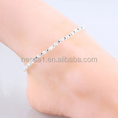 new design anklet,ankle jewelry, pure silver anklet jewelry Wholesale DY-0001