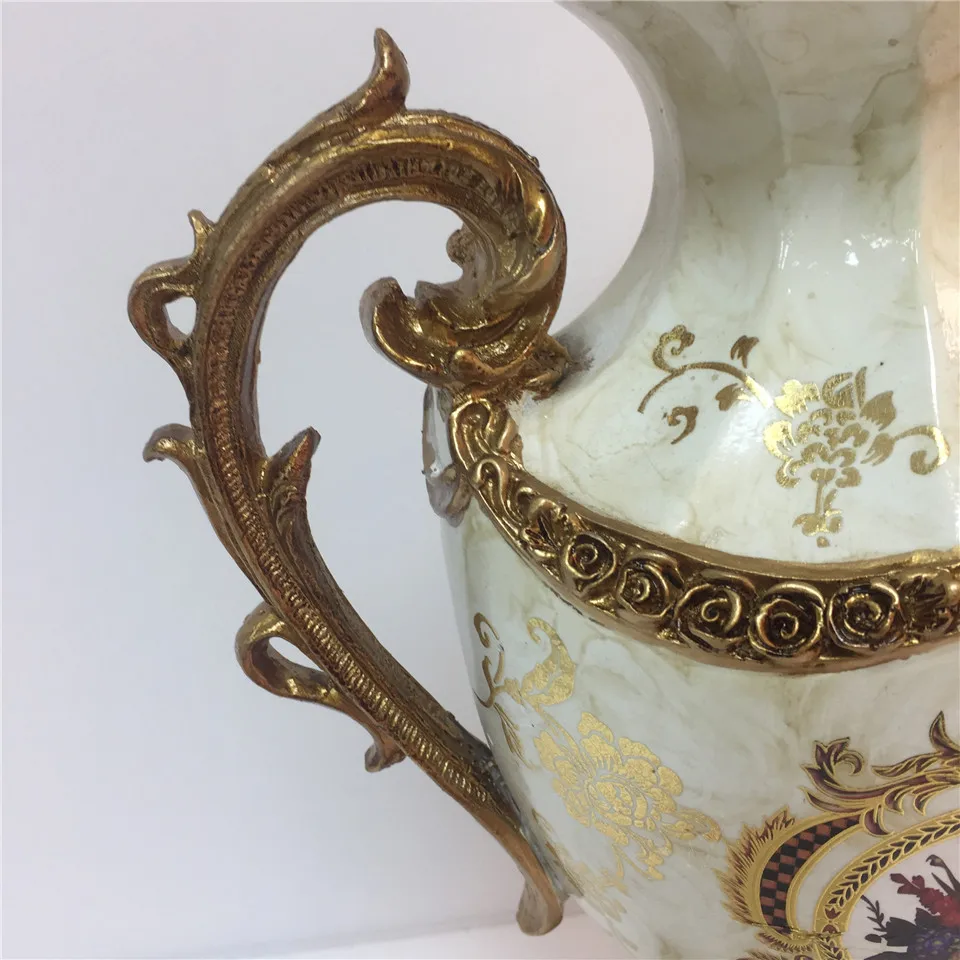 Resin Small Flower Vase Home Decor Mini Vase