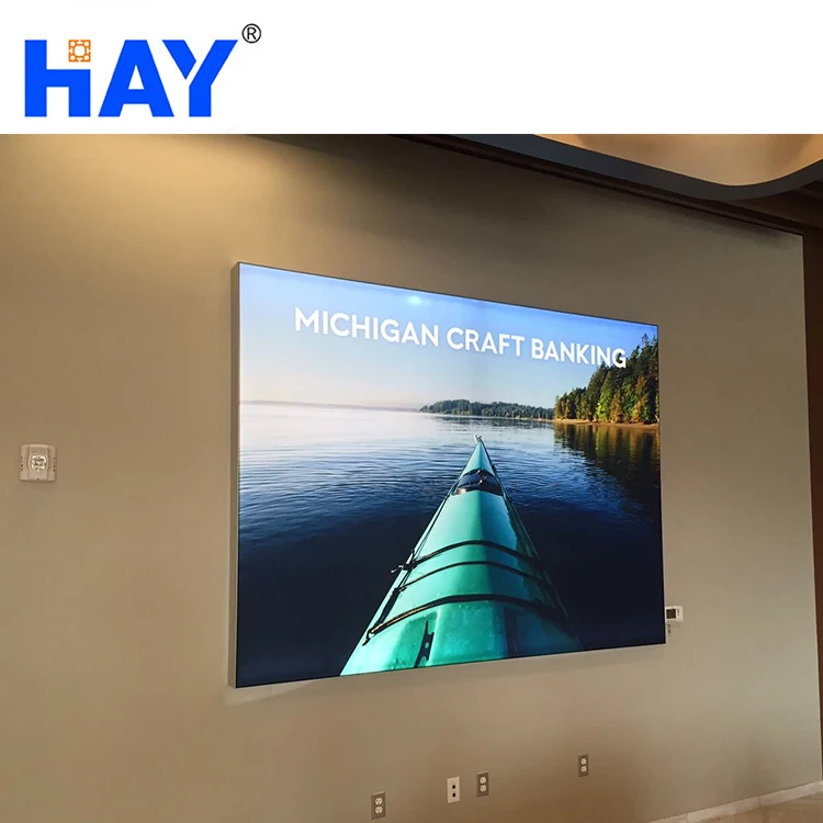 Горячая Распродажа, вывеска Seg из натянутой ткани с подсветкой