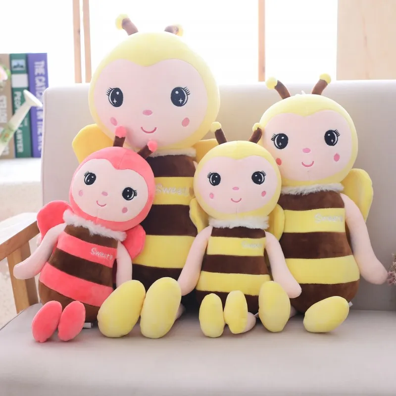 GRAVIM custom cute plush bee honey toy for kids