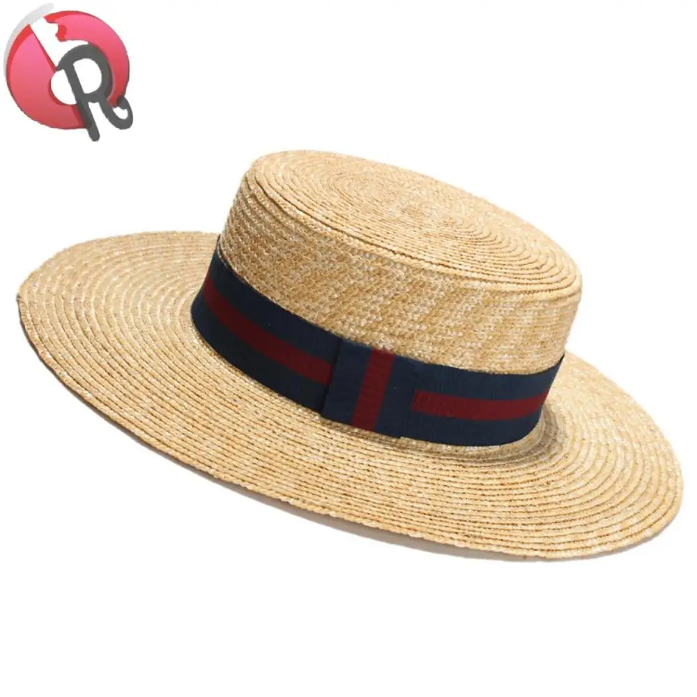 natural Straw Hat wide brim Boater Hat sunshade fedora fashion hat