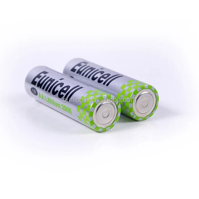 Over 10 Years Shelf Life Shenzhen EUNICELL Non Rechargeable FR6 L91 AA Lithium Battery 1.5v for Electric Device