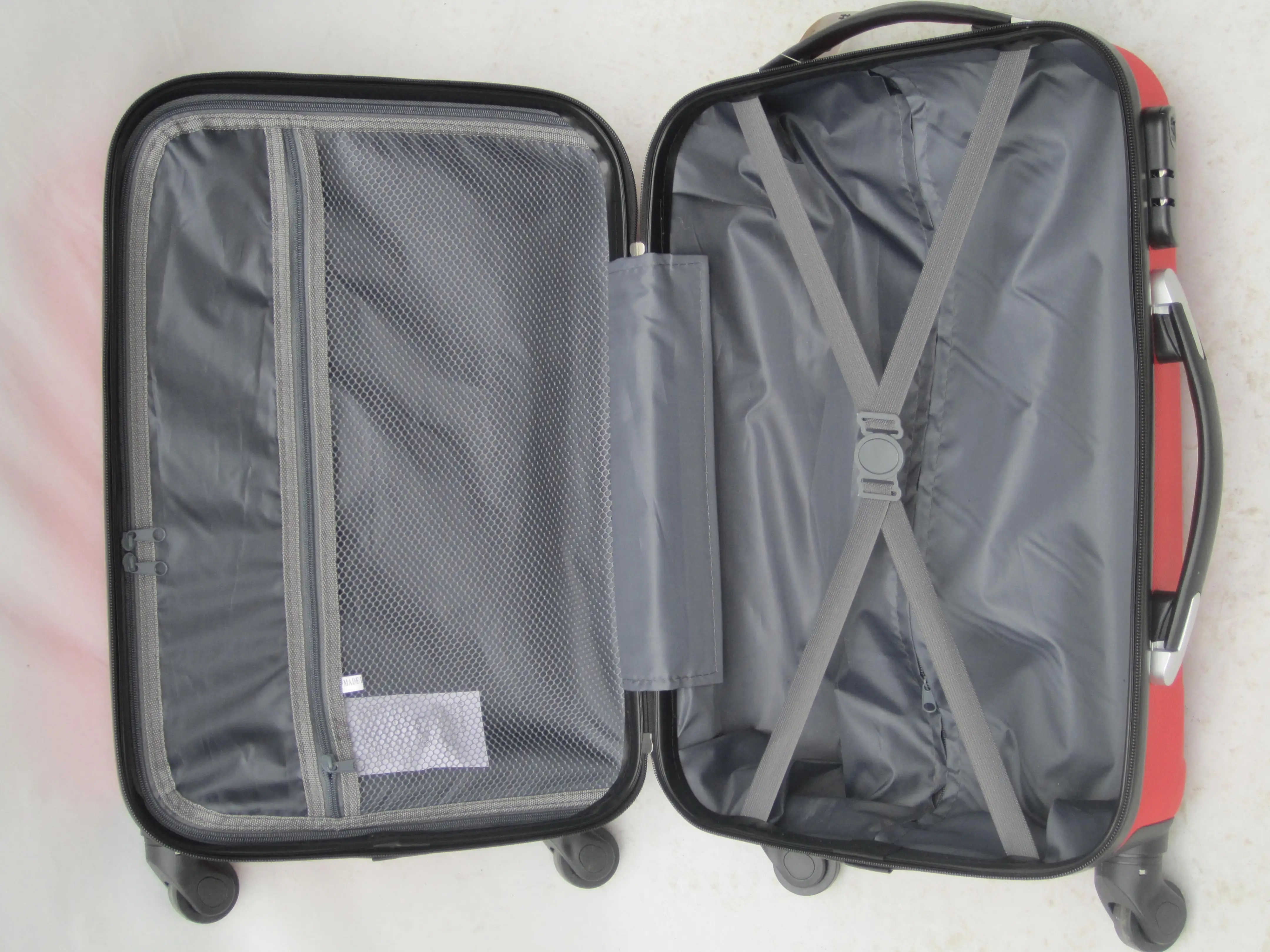 
Ruiyang-Hot sale 4 wheels 20 24 28 inches three pcs sets ABS trolley luggage 