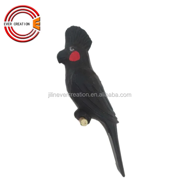 hot sale 100% hand carved animals wooden parrot