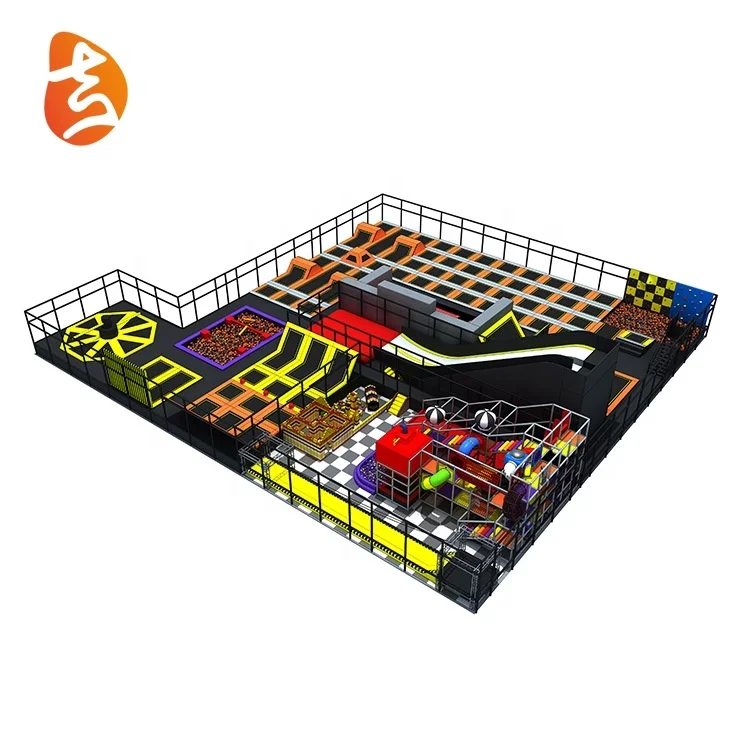 Factory customized commercial big indoor foam pit Trampoline Park Playground for sale