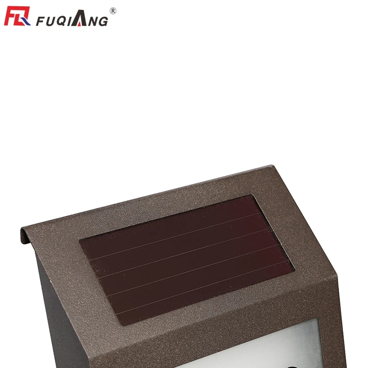 
Solar power stainless steel 2pcs LED house address number doorplate 