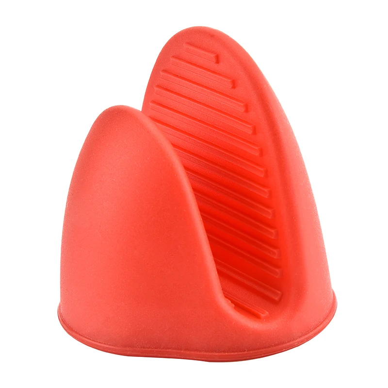 Kitchen Cooking Cake Bakeware Heat Resistant Silicone glove Microwave Oven Insulated Non-slip Glove Short Finger Hand Clip
