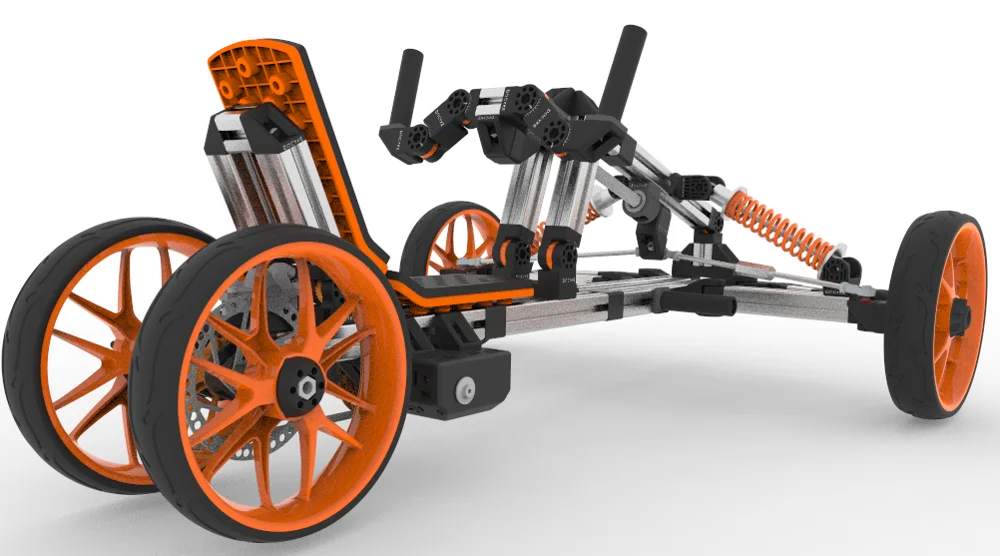 Docyke Electric kart KIT Rides creative toy 2/3 wheel kids bicycle DIY bicycle toy