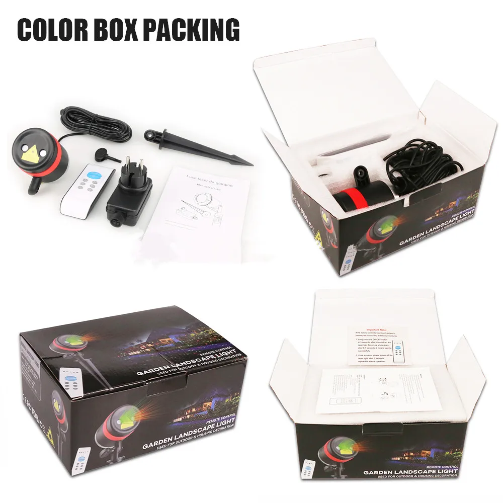 Christmas decorative IP65 waterproof outdoor laser projector