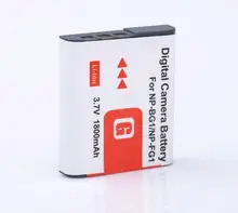1800mAh NP-BG1 Rechargeable Digital Cameras Battery Pack NP BG1 NPBG1 NP-FG1 For Sony DSC-HX9V DSC-H70 DSC-H90 DSC-W55