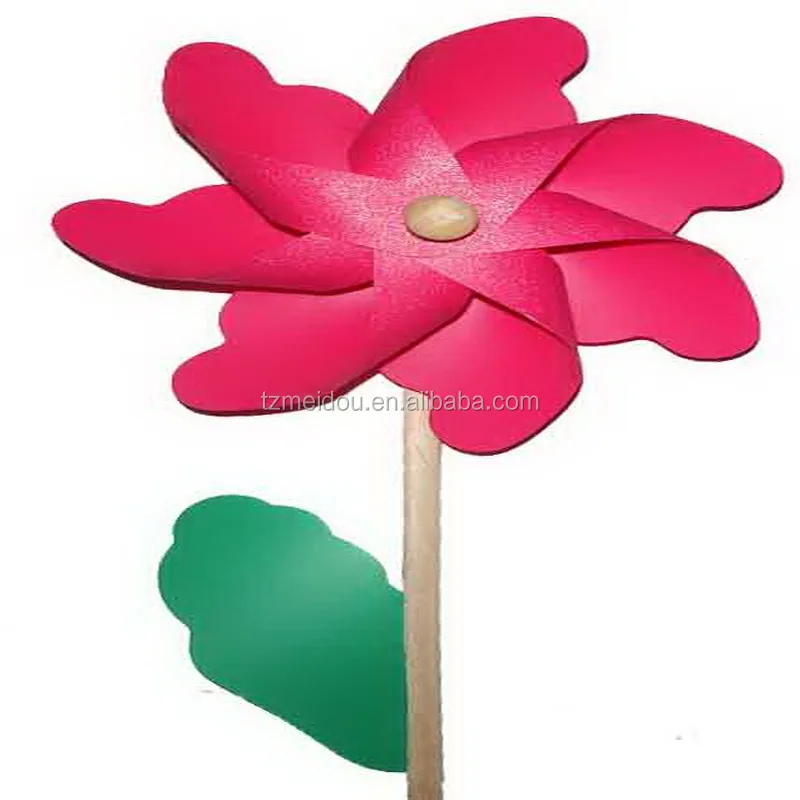 High quality Artificial wedding flower windmill garden decoration