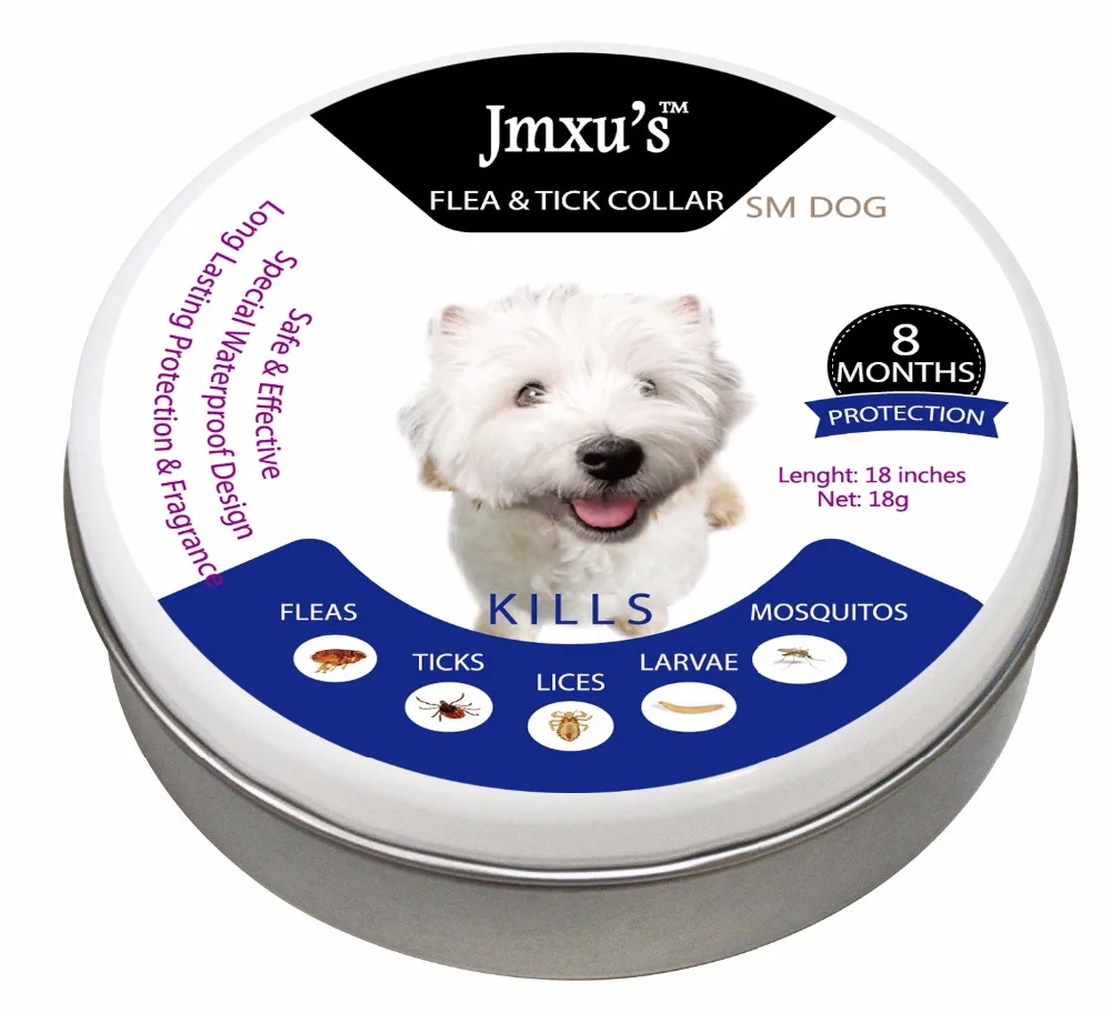 8 months protection allergy free Bayer Poweder flea tick collar for small dog