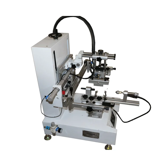 Hot Selling Automatic Semi-Automatic Desktop Screen Printing Machine Used for Label Card Printing Round-Object Screen Printer