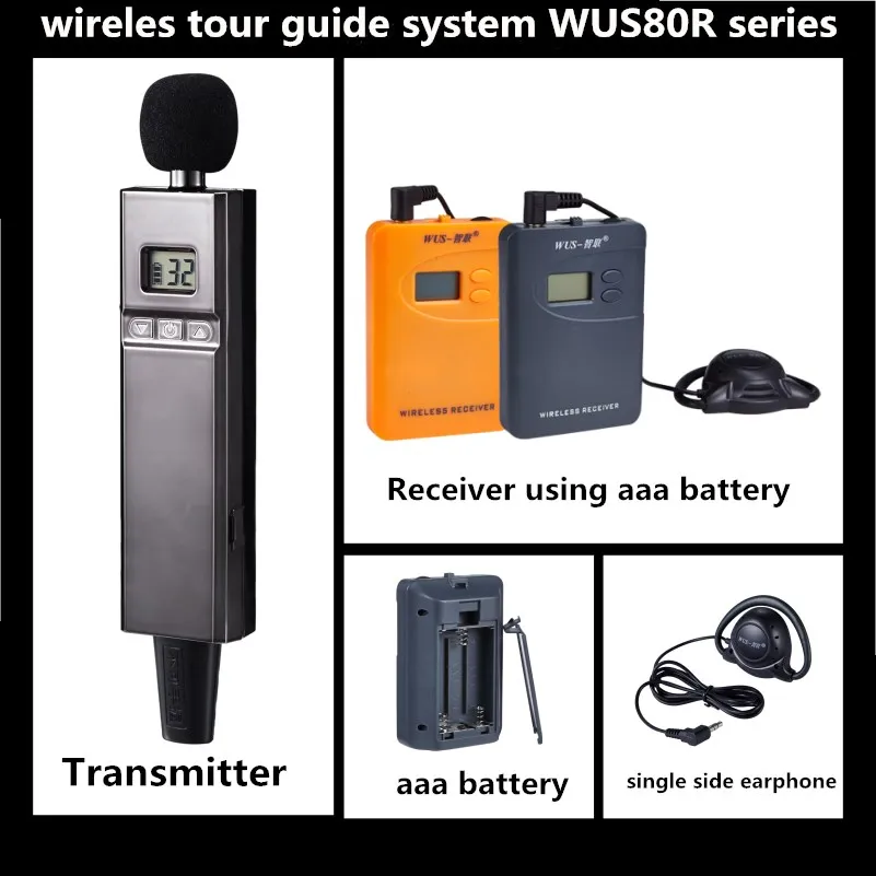 
Profession two way wireless audio whisper tour guide system For Tourist Guide 