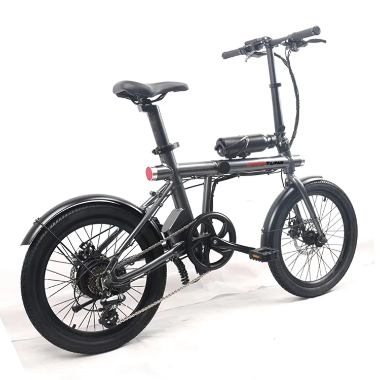 RAINTUNG Ebike Folding Bicycle 20 Inch Folding Electric Bike 250W Portable Electric Foldable