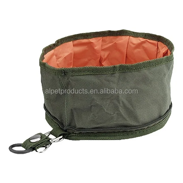 
Collapsible Fabric Travel Pet Bowl Portable Foldable Dog Food Water Bowl 