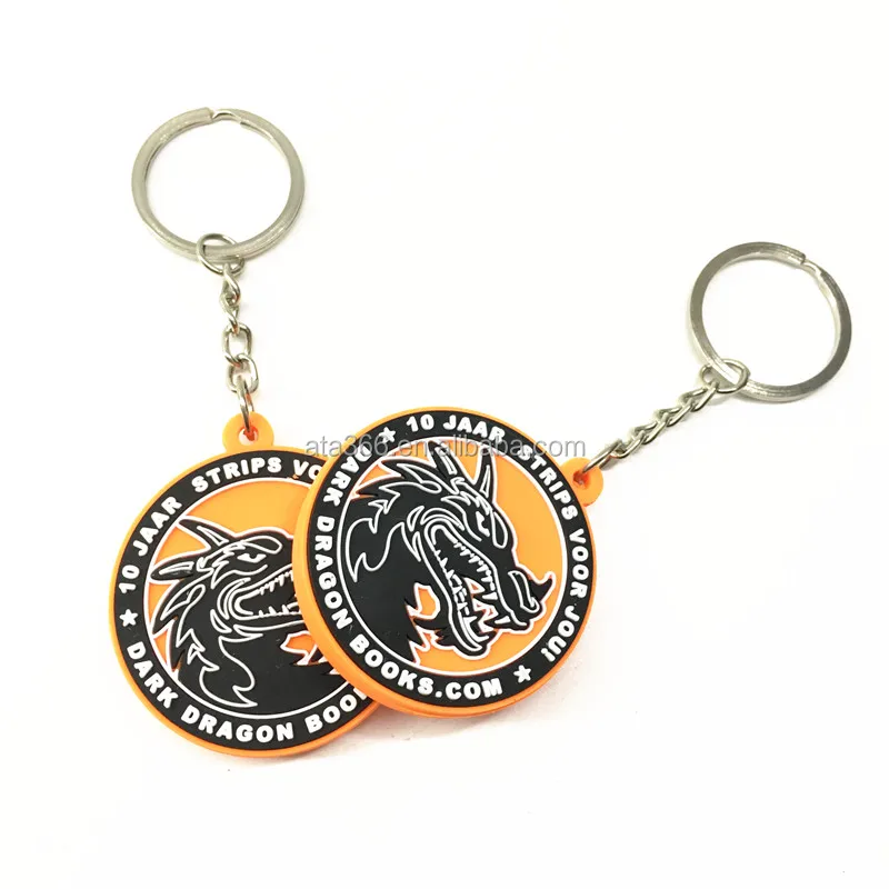 Custom 3D Round Plastic Rubber Soft PVC Bottle Opener Keychain Cheap Beer Bottle Opener Key chain Logo