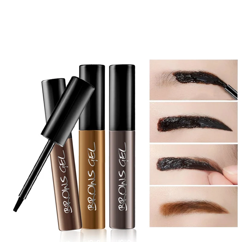 Private Label Cosmetics Makeup Eyebrow Tint Wholesale Peel Off Eyebrow Gel