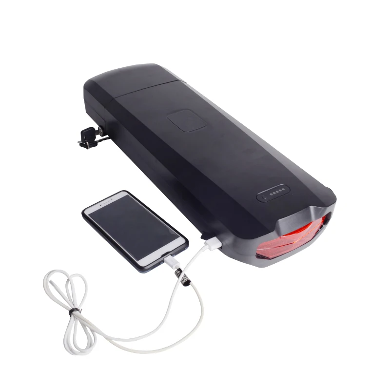 electric bike battery 48v 20ah rear rack 18650 lithium ion battery pack