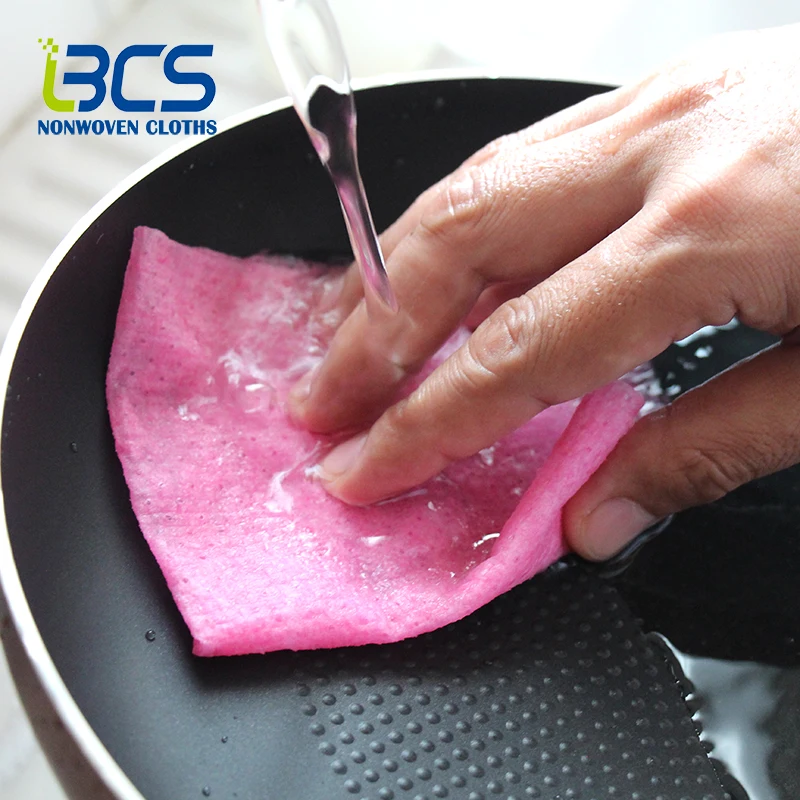 3rolls Disposable durable heavy duty remove melt blown polypropylene non woven wipes Japanese Korean cleaning wash cloth