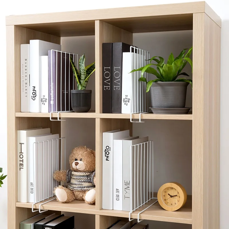 oem 550-99A household metal wire closet shelf dividers wardrobe separators for storage and organization