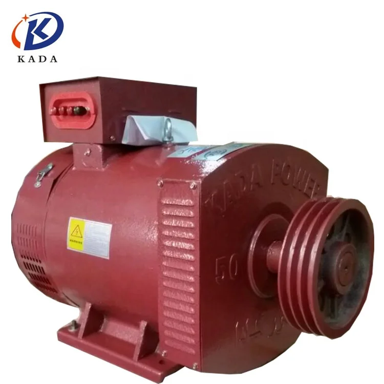 KADA factory not magnetic generator 10kw STC-10KW 380v 50hz 12kv alternator 3 phase