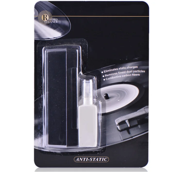 Виниловая пластина глубокий очиститель бархатная щетка жидкий раствор набор для очистки