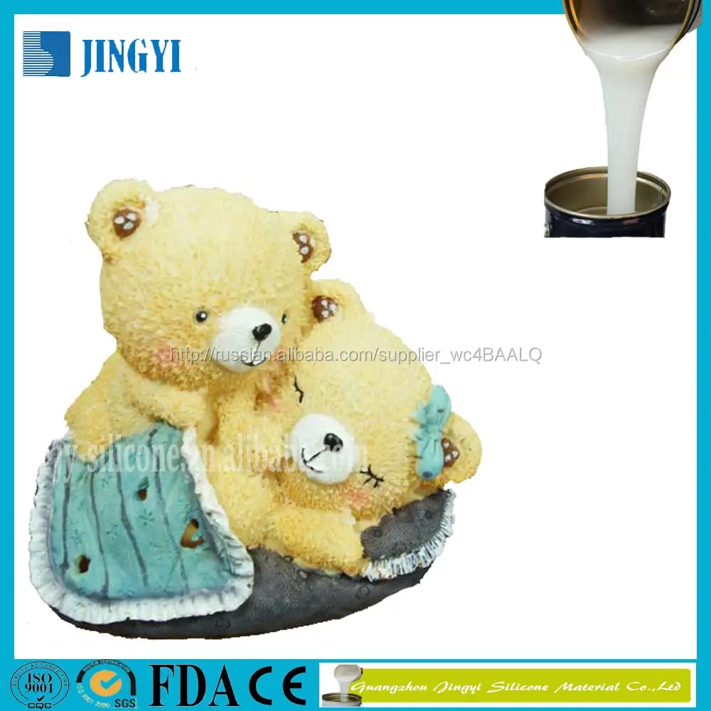 Дешевые RTV 2 формовочная силиконовая резина для ремесла и игрушки силикона форм , делающих