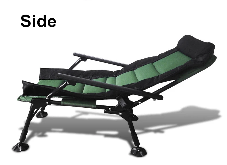 Рыболовное кресло с откидывающейся спинкой, складное кресло, алюминиевый стул