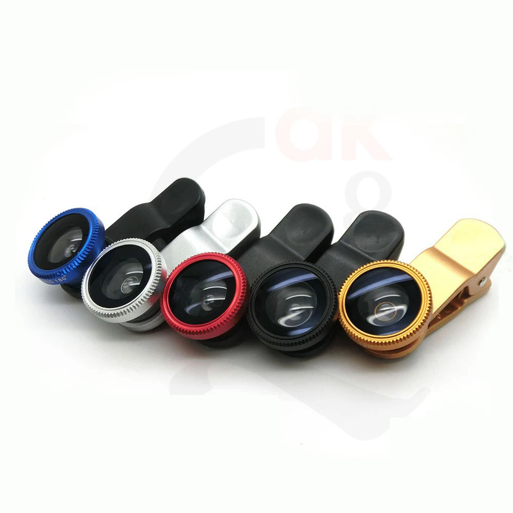 Hot ! ! !clip on camera lens for mobile phone,clip on lens for Iphone, 3 in 1 clip lens for Iphone Ipad samsung HTC