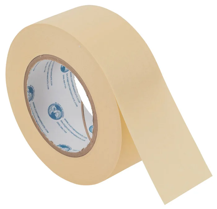 High Temperature Heat Insulation Crepe Paper Rubber Adhesive Solder Wave Masking Painting Tape