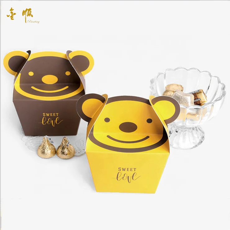 New design cute bee wedding favor box for party/wedding/birthday/gift
