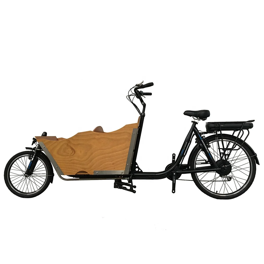 Дешевый педаль bakfiets США Электрический Грузовой Велосипед Тележка для еды двухколесный семейный велосипед