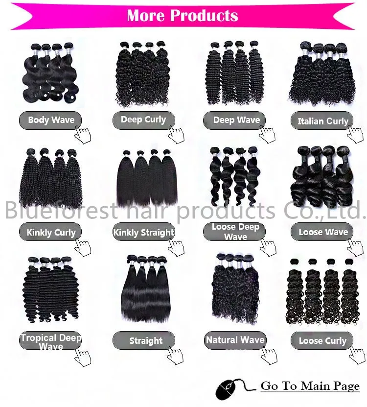 
High quality virgin human hair product , deep wave cuticle align hair bundles 