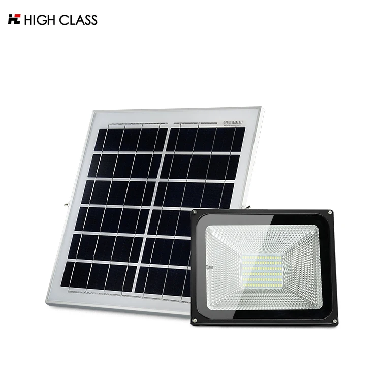 Высокая яркость ip65 квадратный игровой двор 50 Вт 100 Вт Солнечный светодиодный прожектор