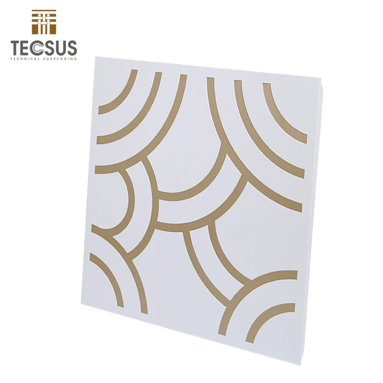 soundproof interior decorative metal perforated aluminum ceiling tiles