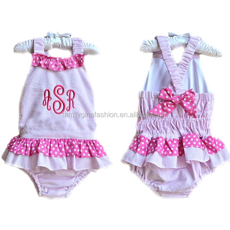 Детский слитный купальник бикини оптовая продажа для маленьких девочек розовые купальники с логотипом на заказ и