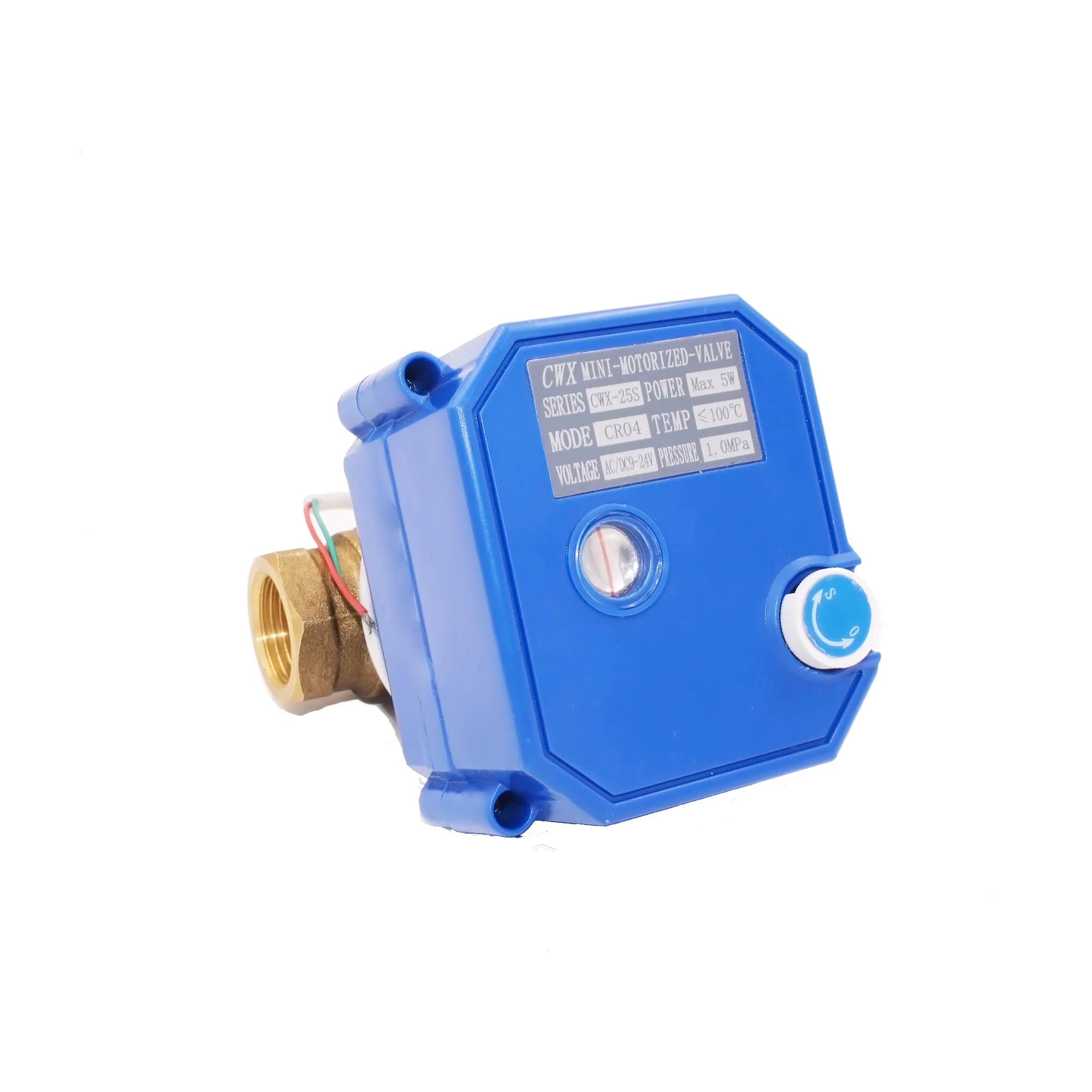 
TF-CWX-25s with handle wheel Electric motorized Valve for Irrigation system,cooling/heating system,Low voltage plumbing system 