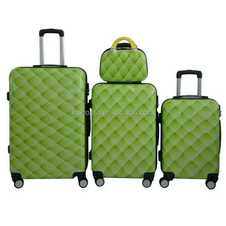 
5 pcs set wheeled travel plastic abs pc luggage box 