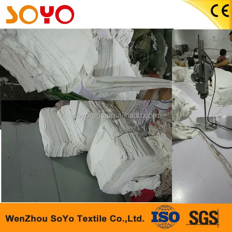 cheap price cotton towel rags used bath towel rags for exporting