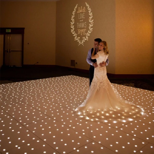 Wholesale led disco floor/ led mobile dance floor / Portable led twinkle starlite dance floor