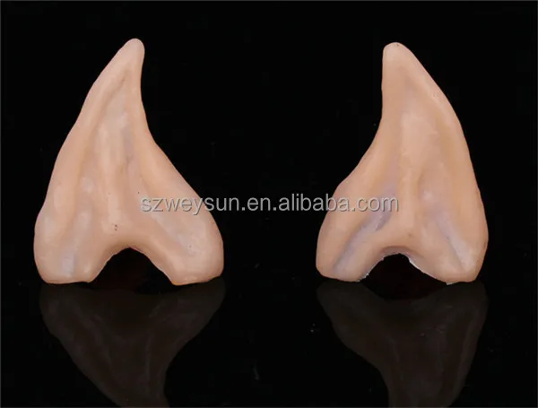 Latex Soft Pointed Prosthetic Wizard Elf Fairy Hobbit Vulcan Spock Alien Costume Tips Ears