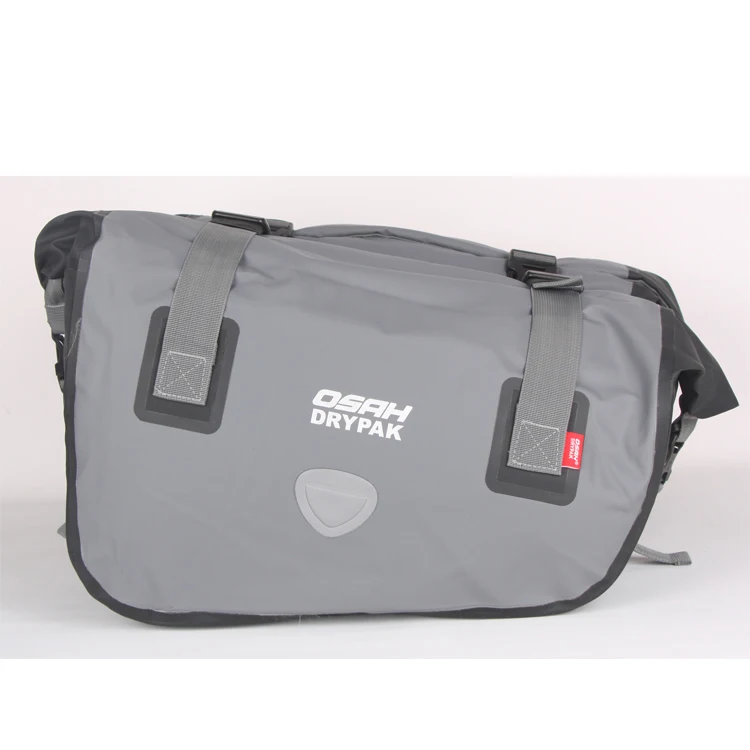 2019 Trending Grey Custom side bag motor cycle, Waterproof side bag moto