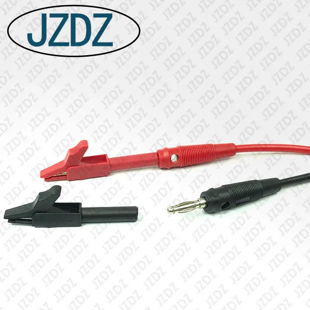 JZDZ J.60029 4 мм Зажим для проверки отверстия в хвостовой части зажим для проверки провода Полное Открытие оболочки 12 мм зажим типа крокодил